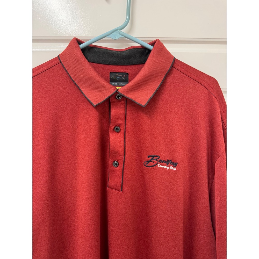 2X Greg Norman Bonifay Country Club The Villages Golf Polo Play Dry Mens nice